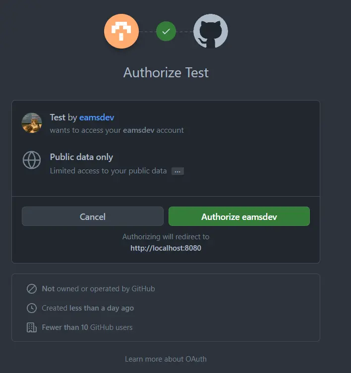 Github Authorize